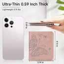 KITEVIUN Small RFID Wallet Women Ultra Thin Slim Womens Wallet Mini Compact Bifold - Pink — 2