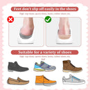 1/2 Inch Heel Lifts, Gel Heel Raisers for Leg Length Discrepancies Brown Foot Height Increase Insoles Soft Shoe Lifts for Women Men Uneven Legs Comfort Half Foot Insoles for Heels Pain, 1 Pair — 5