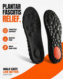 Cloud Steppers Insoles - 4D Memory Foam Cloud Insoles for Men & Women - Soft Anti-Fatigue Shock Absorption Shoe Inserts (Black, Men: US 8-11) - Men: US 11-13 — 5