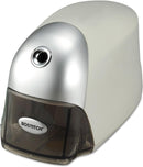 Bostitch Office QuietSharp Electric Pencil Sharpener, Heavy Duty Classroom or Office Use, Size Selector with 6 Different Sizes, Gold/Chrome | Gray — 2
