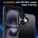 TZGZT 3 Pack Screen Protector for iPhone 16, Tempered Glass, Case Friendly — 6
