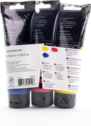 Liquitex Basics Acrylic Paint Set, 3 x 118ml (4-oz.) Tube Paint Set, Primary Colors — 7