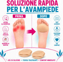 | Metatarsal Pads for Women & Men (1 Pair) | Wearable Fabric Sleeve with Gel Ball of Foot Cushions for Metatarsalgia & Morton's Neuroma Relief (Small 5-8) 3