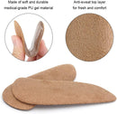 Dr. Foot’s Orthopedic Medial & Lateral Heel Wedge Gel Insoles for Supination & Pronation, Adhesive Inserts for Foot Alignment, Knee Pain, Bow Legs, Osteoarthritis - 3 Pairs (Transparent+Brown+Black) — 6