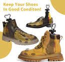eachway Shoe Stretcher Women Men Professional Boot Stretcher Adjustable Width Length for Wide Feet (L (Men's 10-14) Yellow 1pcs, Not a Pair) — 5