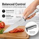 McCook Kitchen Knife Set 15PC Knife Block Set w Built-in Sharpener — 6