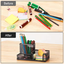 Comix Mesh Pen Holder, Desk Organizer for Home Office, Black — 4