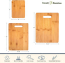Totally Bamboo Cutting Board Set, 3 Reversible Cutting Boards for Kitchen — 5