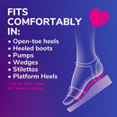 Dr. Scholl's Love Your Heels & Wedges 3/4 Length Insoles, All-Day Comfort for High Heeled Shoes, Relieve & Prevent Shoe Discomfort, Absorbs Shock, Arch Support, No-Show Discreet Insert, 1 Pair — 3