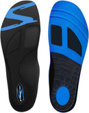 Tactical Trainer Orthotic Insoles - Arch Support Metatarsal Pad & Gel Plugs Prevent Foot Pain Plantar Fasciitis & Shin Splints - (Blue) - Men 10-9.5 Women 11-10.5 4