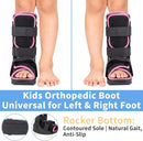 Pediatric Walking Boot For Kids – Lightweight Adjustable Support Shoe for Children's Foot & Ankle Injuries, Sprains, and Post-Cast Recovery – Fits Left or Right Foot, Easy Sizing for Toddlers to Big Kids (L) — 6