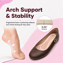 3/4 Leather Arch & Metatarsal Support Insoles, Beige, 4 Pair, M 2