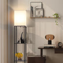 Gupuzm Floor Lamp with Shelves, Modern Square Standing Lamp with 3 Color Temperature Bulb, Corner Display Bookshelf… — 6