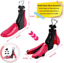 2PCS Professional Boot Shoe Stretcher Wide Feet for Men Women, Shoe Expander Widener Adjustable Length & Width | rose — 6