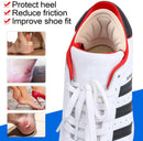Back of Heel Cushion Pads, Adhesive Heel Grips Inserts for Women Men, Reusable Heel Guards Liners for Loose Shoes, Too Big Boots, Improve Shoe Fit, 2pcs-Black+4pcs-Beige — 2