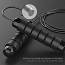 Jump Rope, Tangle-Free Rapid Speed Jumping Rope Cable with Ball Bearings for Women, Men, and Kids, Adjustable Steel Jump Rope with Foam Handles for Home Gym Exercise Fitness Workout Equipment & Slim Body — 3