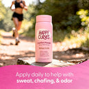 HAPPY CURVES Comfort Powder: Talc Free Anti Chafe Body & Foot Dusting Powder Deodorant to Control Inner Thigh Chafing, and Private Areas 6oz (Pack of 1) - Tahitian Vanilla — 2
