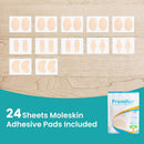 Promifun Moleskin Strips with Adhesive Blister Prevention Pads,Beige 24 Pcs | 24 Sheets (Pack of 1) — 2