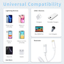 Nebite USB C to Lightning Cable 2Pack 3FT [MFi Certified], iPhone Fast Charger Cable Power Delivery iPhone Cables Type C iPhone Charger Cord Fast Charging for 14/13/12/11/XS/XR/X/8/7/6, iPad, AirPods 4