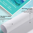 Prudiut Canvas Paper Pad 9x12 in, 25 Sheets, 200 GSM, Glue Bound | 9”x12” — 3