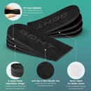 SQHT 4-Layer 1 Inch Adjustable Heel Lift, Orthopedic Lifts for Uneven Legs - Black — 4