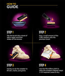 Crep Protect Sneaker Cleaner Kit - Deep Cleaning Shoe Cleaner for White Shoes, Leather, Suede, Nubuck & Canvas | Brush, Solution & Microfiber Cloth Included — 6