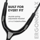 MDF Instruments MD One Premium Stainless Steel Dual Head Stethoscope, Adult, Black Tube, Black Chestpieces-Headset, MDF777BO — 5