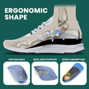 Semi-Rigid Arch Support Inserts for Men Women - Welnove Work Boot Insole for Walking or Standing All Days,3/4 Length Heel Pain Relief Insert for Flat Feet,Shoe Insoles for Women 6-10 — 4