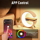 Smart LED Table Lamp, 4-in-1 Wireless Charger, Night Light, Alarm Clock, Bluetooth Speaker with App Control, Bedside… — 7