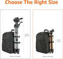 Basics 50-inch Lightweight Portable Camera Tripod Stand with Quick-Release Plate, Adjustable Height, Aluminum, for Travel Photography, Champagne photo 6