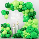Green Balloon Garland Arch Kit, Kelfara Latex Balloons 109pcs Different Sizes 18/10/12/5 Inch, Party Balloons for Wedding Graduation Anniversary Green Jungle Forest Themed Birthday Party Decorations — 1