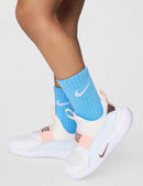 Nike Kids' Flex Runner 4 Running Shoes - Boys Girls Toddler Baby Sneakers - White/Tattoo/Football Grey/Washed Coral — 2
