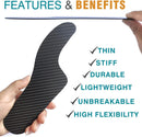 1 Pair Morton's Extension Orthotic,Carbon Fiber Insole,Rigid Foot Support Insert for Morton's Toe,Turf Toe,Hallux Rigidus,Arthritis 23.5cm(Men's Size 7/Women 8) — 2