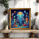 ZQEATRY Jellyfish Special Shape Diamond Art Kits for Adults,5D Diamond Painting Kits for Adults Beginner,DIY Diamond Dots Art Crystal Rhinestones Painting Kits for Home Wall Decor 11.8 X 11.8inch | XJ102 — 3