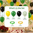 Green and Yellow Tractor Balloons, 50Pcs 12 Inch Confetti Sport Balloons | Green Yellow — 3