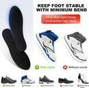 Carbon Fiber Insoles, Carbon Fiber Foot Plate 1 Pair Rigid Shoe Insert Support Turf Toe, Foot Fractures, Morton Extension, Hallux Rigidus and Limitus - Alternative to Post Op Shoe - Black-1 Pair — 3