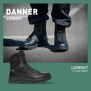 Danner mens Lookout Side-zip 8" BlackMilitary & Tactical Boot — 2