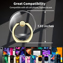 TACOMEGE Transparent Clear Phone Ring Grips Holder Kickstand, Gold photo 5