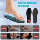 4D Cloud Steppers Insoles for Men and Women, Work Boot Cushioning Inserts - Black — 5