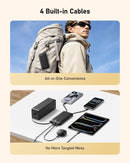 VEEKTOMX 10000mAh Portable Charger with 4 Built-in Cables photo 4