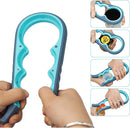 Jar Opener for Seniors with Arthritis,Jar Opener for Weak Hands,5-in-1 Bottle Opener,4-in-1 Can Opener (A-Blue) — 3
