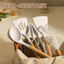 Umite Chef Kitchen Cooking Utensils Set, 33 pcs Non-Stick Silicone Cooking Kitchen Utensils Spatula Set with Holder,… — 6