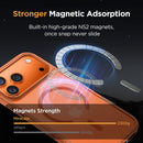 miracase Magnetic for iPhone 17 Pro Case 6.3" with Screen Protector, [Compatible with MagSafe] Military-Grade Protection, Anti-Fingerprint, Slim Thin Phone Case for 17 Pro Cover, Orange — 3