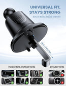 Lamicall 2026 Wider Clamp & Metal Hook Car Phone Holder Vent Accessories | Black photo 4