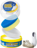White Shoes Clean Cream, 210g Shoe Cleaner Kit with Dual-Clean Sponge — 1