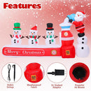 Vigdur 7FT Christmas Inflatables Outdoor Decor,Santa Claus Maker Snowman — 5