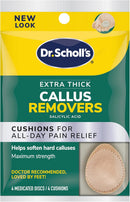 Dr. Scholl's Extra Thick Callus Remover, 4ct // Helps Soften Hard Calluses and Cushions for All-Day Pain Relief — 1