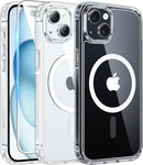 FNTCASE for iPhone 15/14/13 Case Compatible with Magsafe Clear Phonecase — 1