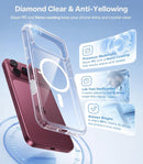 TORRAS Stronger Magnetic Shockproof for iPhone 18 Pro Case, Clear photo 5