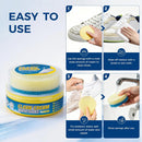 White Shoes Clean Cream, 210g Shoe Cleaner Kit with Dual-Clean Sponge — 8